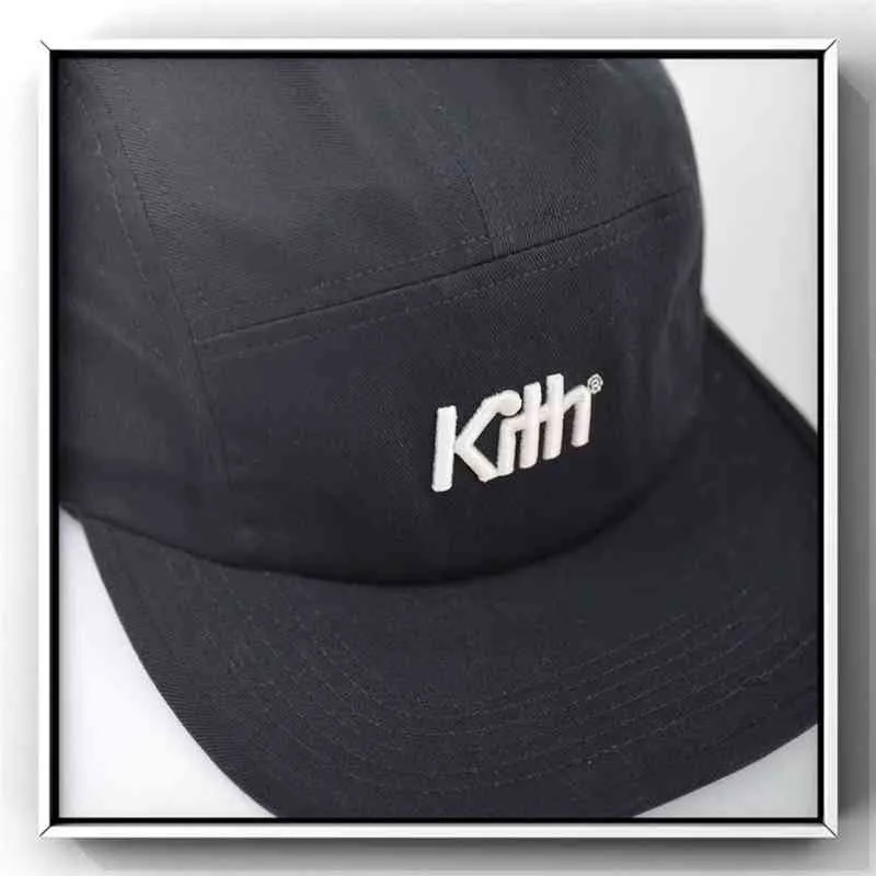 Casquettes KITH Baseball Hommes Femmes 3D Brodé KITH Chapeaux Casquette Réglable À L'intérieur Étiquette Étiquette Accessoires 19TTK{category}