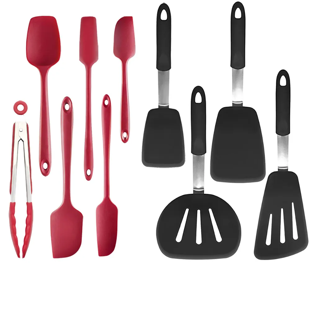 Good Grips Silicone Cookie Spatula Red Black Cooking Utensils Safe
