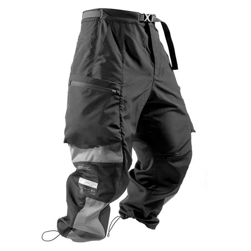 Reindee Lusion Functional Lightweight Pants Ankel Längd Flera fickor Techwear Streetwear Aestetic x0723