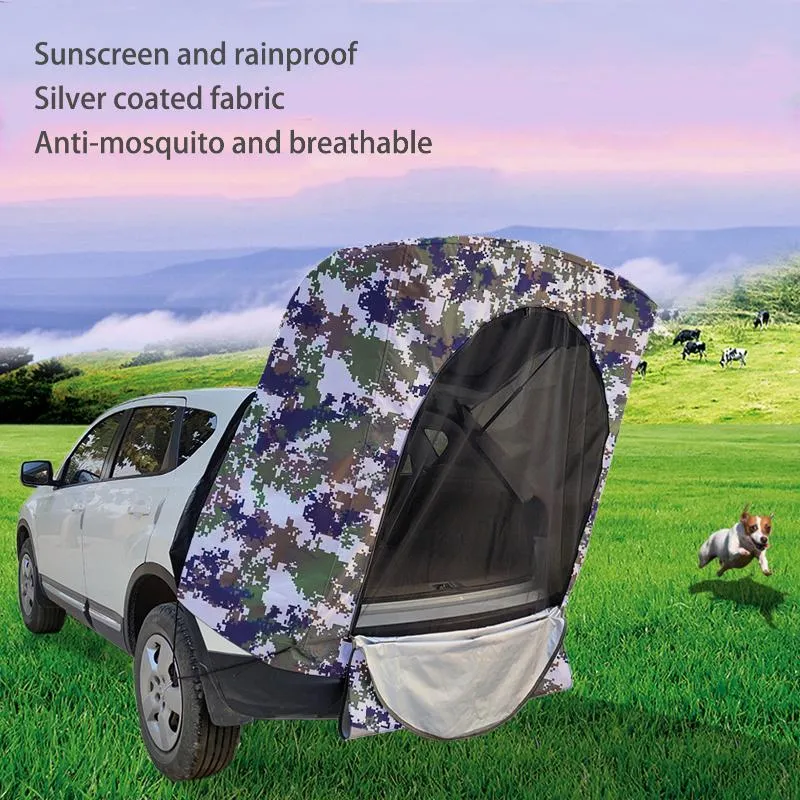 Tents And Shelters Car Rear Roof Outdoor Equipment Camping Tent Canopy Tail Ledger Picnic Awning For SUV Expert