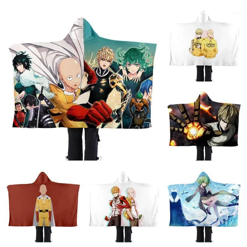 Blankets Anime ONE PUNCH MAN Saitama Tatsumaki Wearable Soft Warm