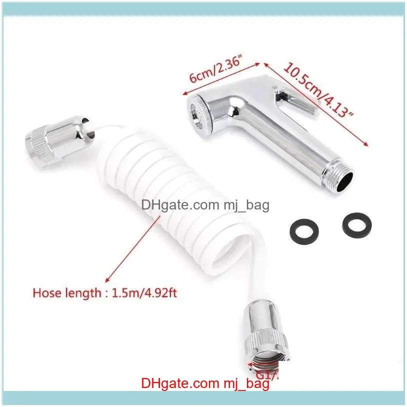 Handheld Portable Diaper Bidet Toilet Shattaf Sprayer Bathroom Shower Head Nozzle With Telephone Hose Faucets