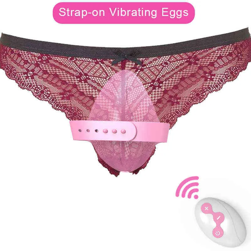 Nxy vibratorer fjärrkontroll strapon trosor vibrator sex leksaker för kvinna trådlös erotisk klitoris stimulator vuxna kula vibratorer kvinnor 1119