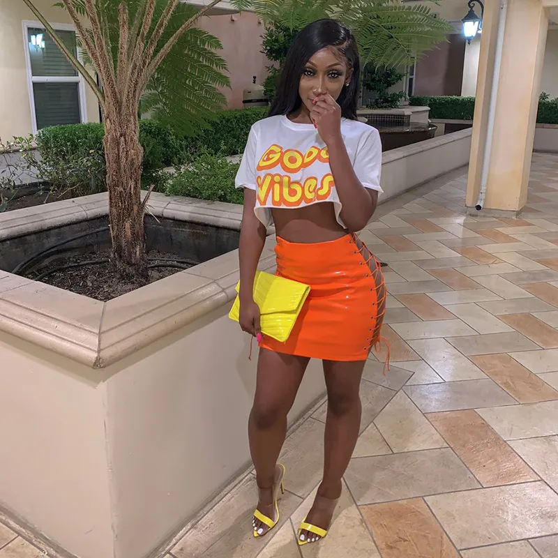 Womens neon pencil clearance skirt