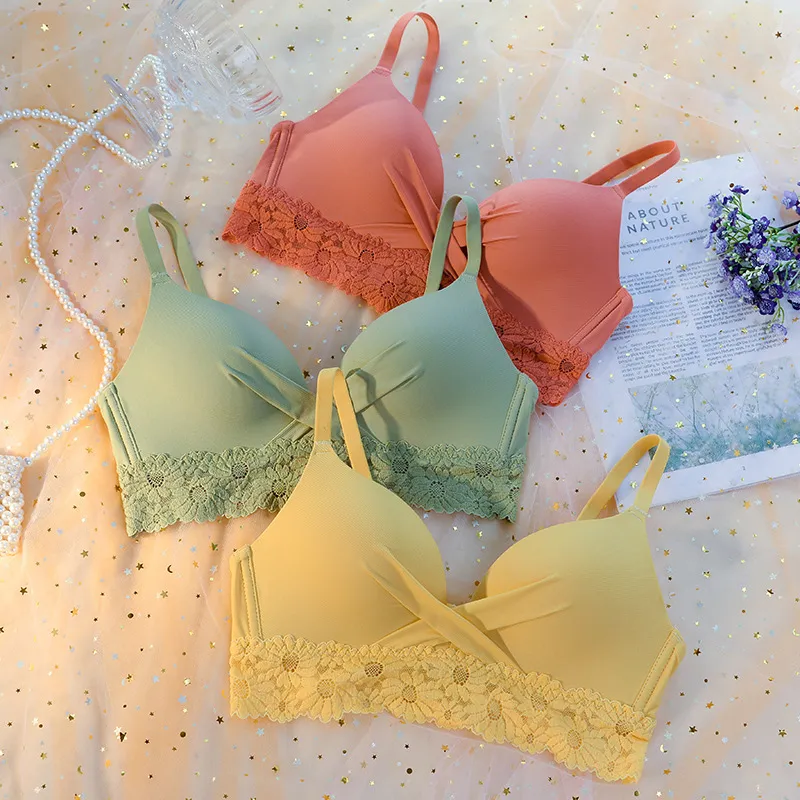 2021 New Seamless Lace Bralette For Women Push Up Active New Bra Style 2022  With From Jacky0817, $9.24