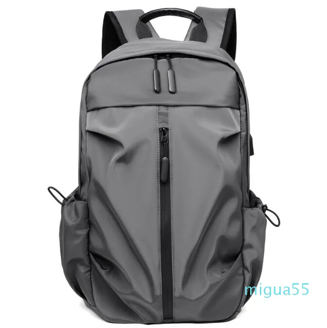 Mochilas para homens sacos escolares com porta de carregamento USB Durable laptops mochila resistente à água faculdade escola