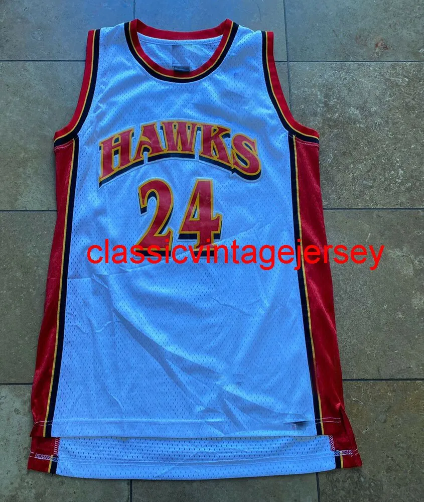 Vintage Marvin Williams # 24 Swingman Basketball Jersey Broderie Personnalisée N'importe Quel Nom Numéro XS-5XL 6XL