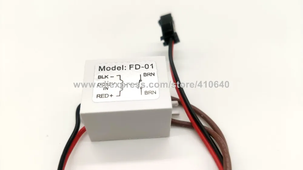 12V anti-fog relay LED mirror mist removing film controller (7)