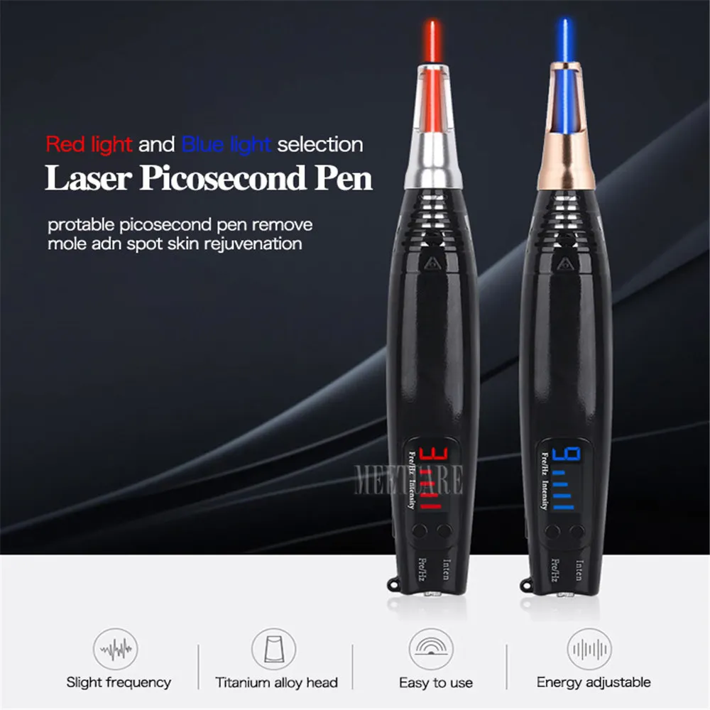 Professional Laser Picosecond Pen Tattoo Removal Machines Blue Light Therapy Freckle Acne Mole Dark Spot Pigment Remove Skin Care