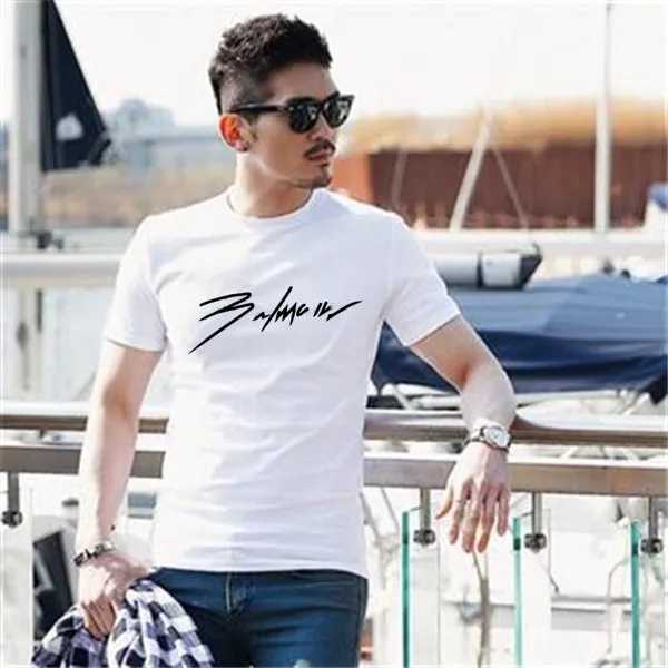 factory for sale Mens Designer T Shirts Black White Red Mens Fashion Designer T Shirts Top Short Sleeve S-5XL