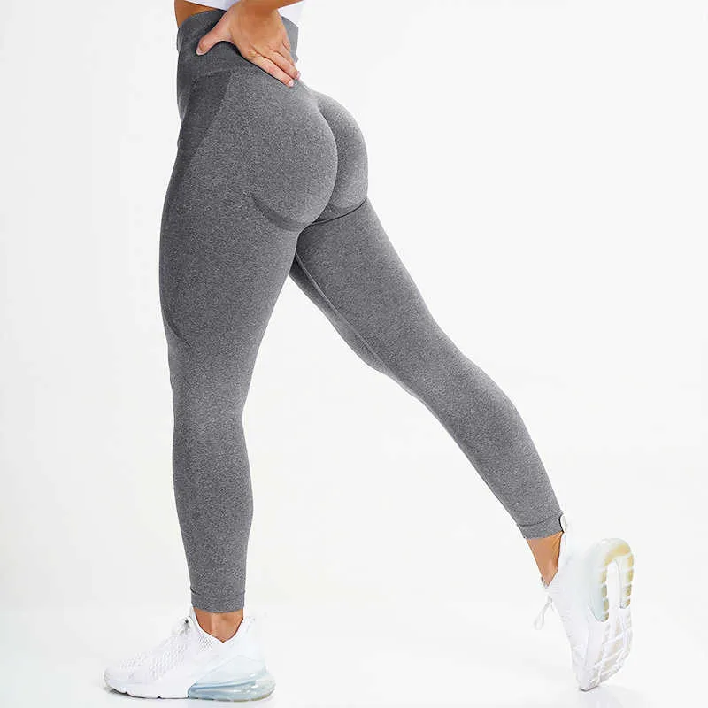 NORMOV Seamless High Waist Bubble Butt Push Up Seamless Gym Leggings For  Women Perfect For Fitness, Running, And Booty Workouts 210820 From Cong04,  $11.41