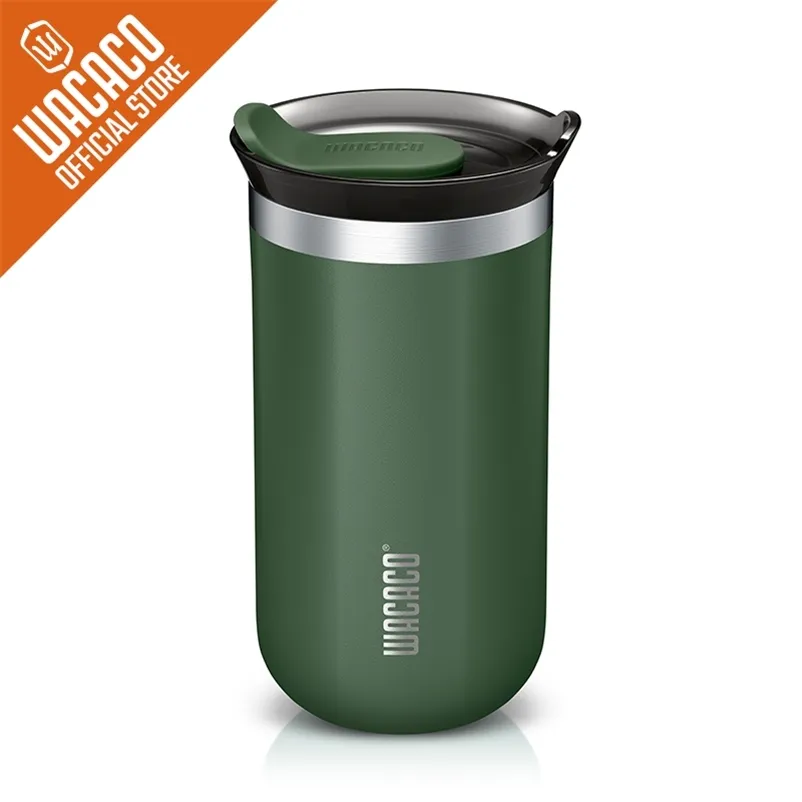 WACACO Octaroma Tasse à café isolée sous vide, gobelet de voyage en acier inoxydable à double paroi avec couvercle à boire, 6/10/15 fl oz 210913