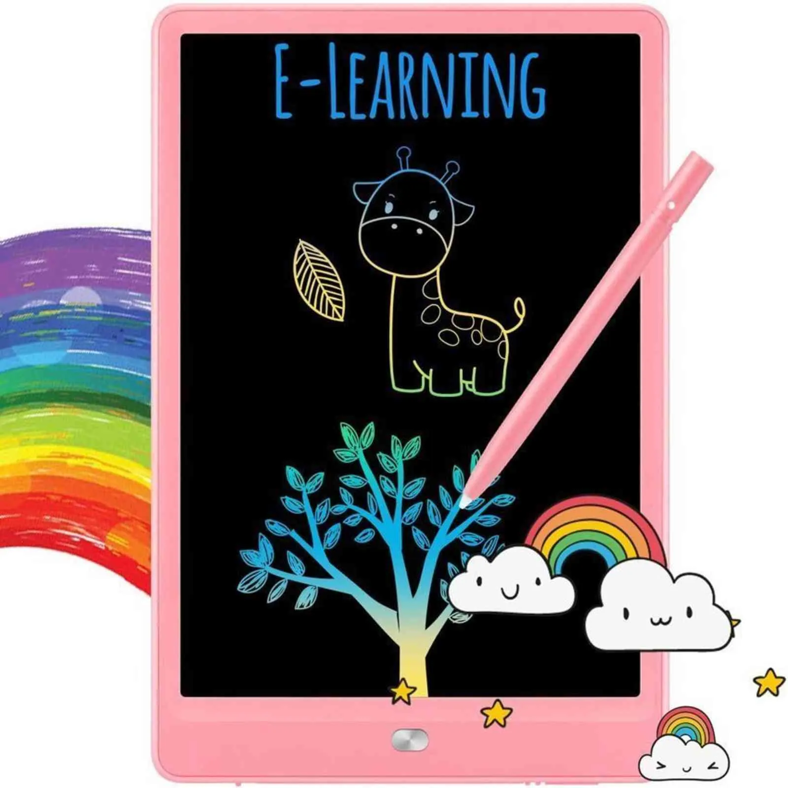 TEKFUN LCD Tablette D'écriture 10 Pouces,Enfants Jeux Educatif