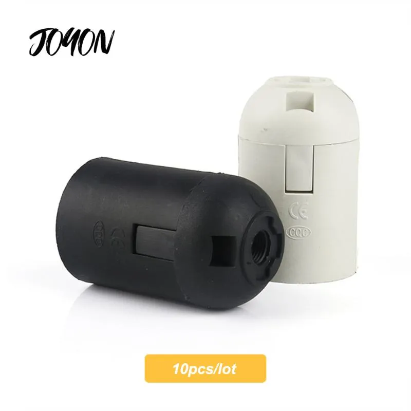 Titulares da lâmpada Bases 10 pçs / lote Acessórios de iluminação E14 E27 Titular da lâmpada Accessori Socket Luminária Flexível Base Fitting