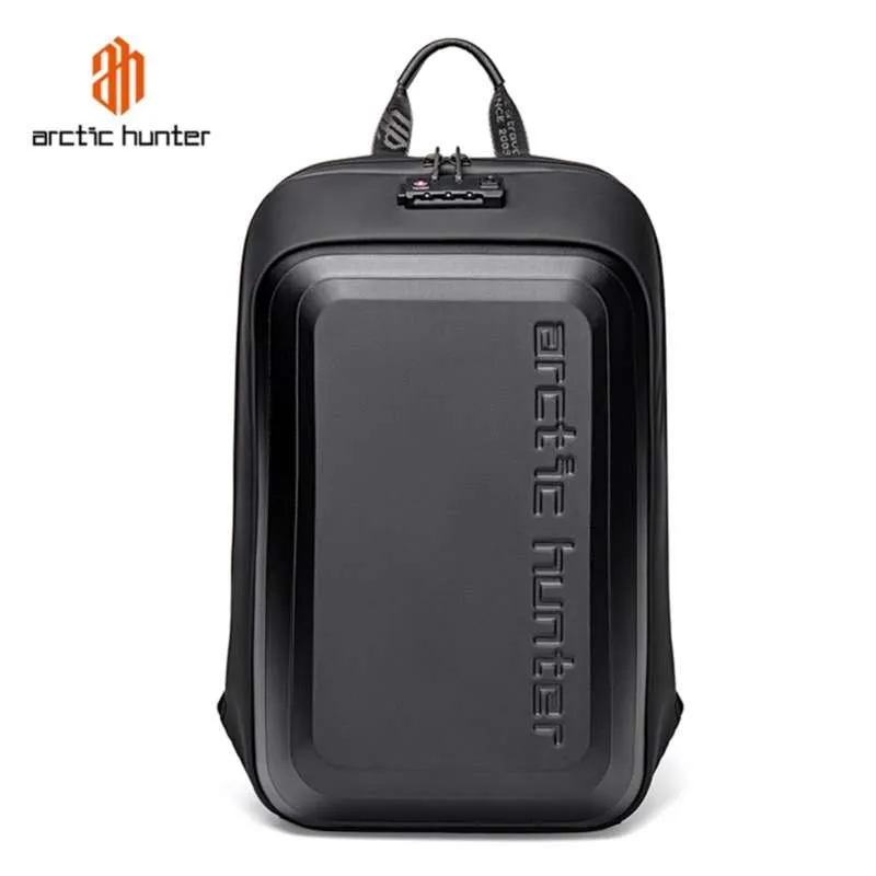 Mochila informal de negocios para hombre, impermeable, para ordenador  portátil, carga USB, viaje, trabajo diario, 15