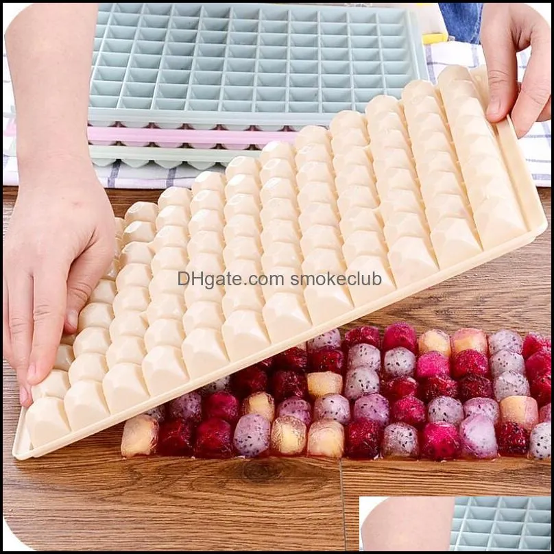 newIce Cream Tools Creative 96 Grids Small Cube Mold Square Shape Silicone Maker Bar Kitchen Accessories EWB5949