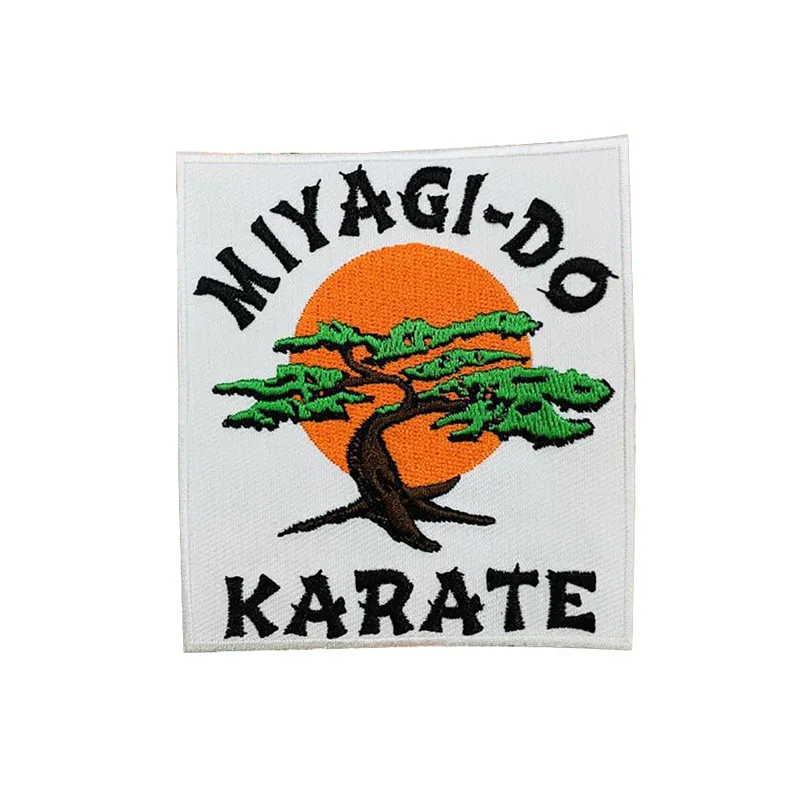 Miyagi-do Karate Notions Notions Patch da ricamo Iron su Sew Backing per abbigliamento DIY Style Retro Style Patch Applique Badge personalizzati