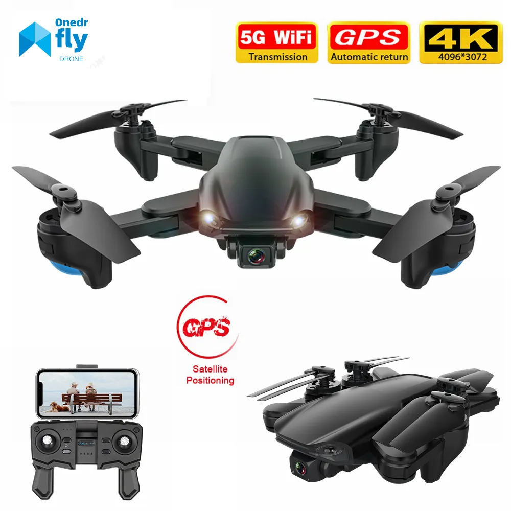 SG701/ SG701S RC GPS Drone con 5G WiFi FPV 4K Dual HD Cámara Flujo óptico Quadcopter plegable Mini Dron PK E520S SG907