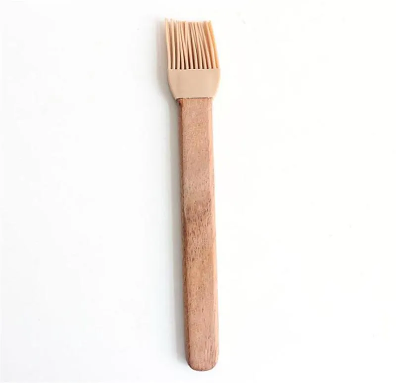 Baking Tool Beech Silicone Brush Barbecue Detachable Oil Brushes Kitchen 19.5 * 3 CM DB949