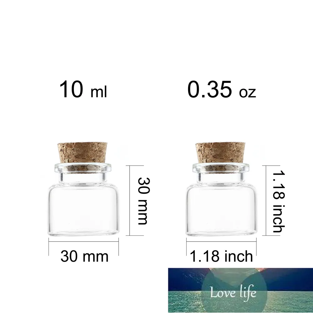 54pcs 10ml Glass Bottles with Cork,Small Glass Vials,Storage Bottles for Liquids(0.35 oz-1.18x1.18 inch