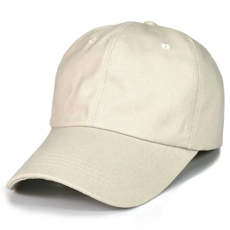 Leeg vlak paneel baseball cap 100% katoen papa hoed voor mannen vrouwen verstelbare basis caps grijze marine zwart wit beige rood Q0703