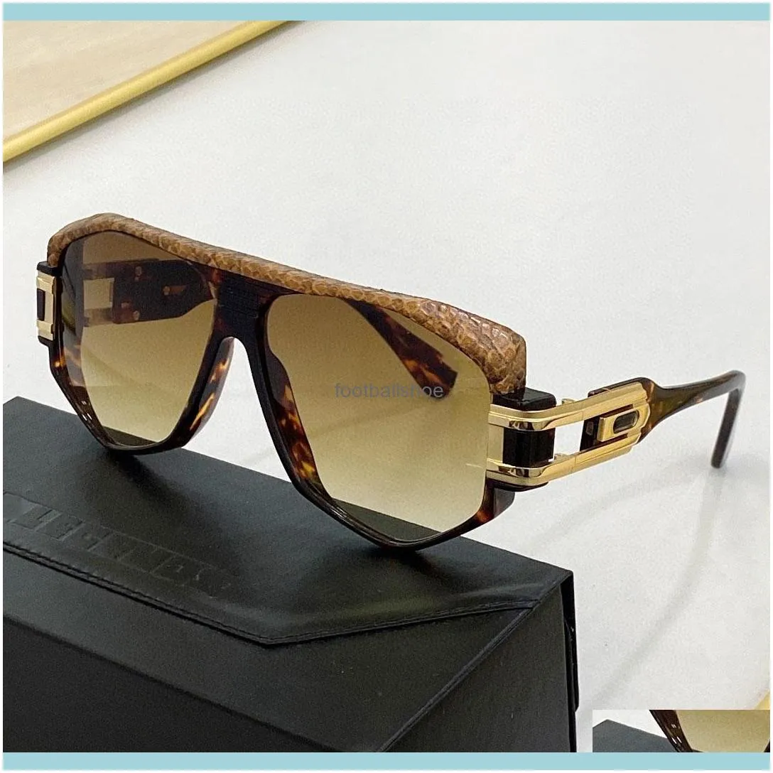 CAZA Snake Skin 163 Top luxury high quality Designer Sunglasses for men women new selling world famous fashion design super brand sun glasses eye glass