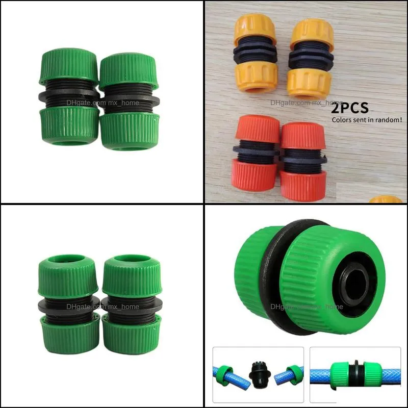 Watering Equipments 2pcs 1/2 Inch Accessories Mender Repair Quick Connect Leakproof Joining Garden Supplies Adapt Water Hose Connector