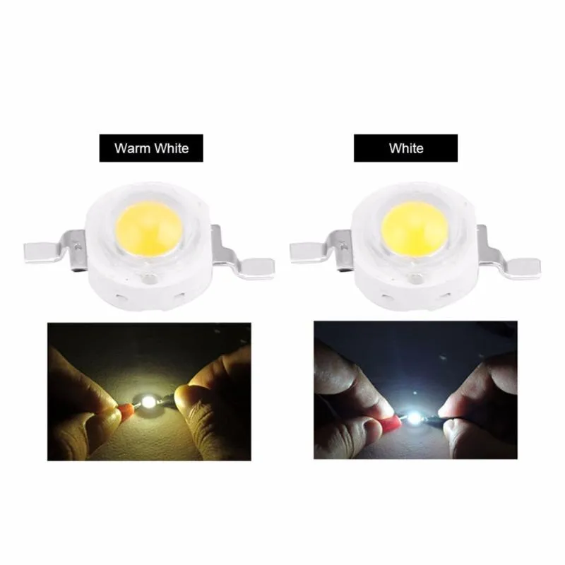 Contas leves 1W de alta potência Diodo chips SMD LED emissor para luminárias de bricolage