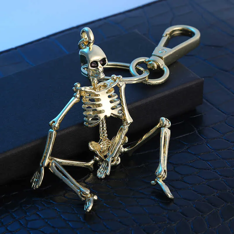 1 Stück Totenkopf-Schlüsselanhänger, Skelett-Anhänger, Taschenanhänger Für  Männer