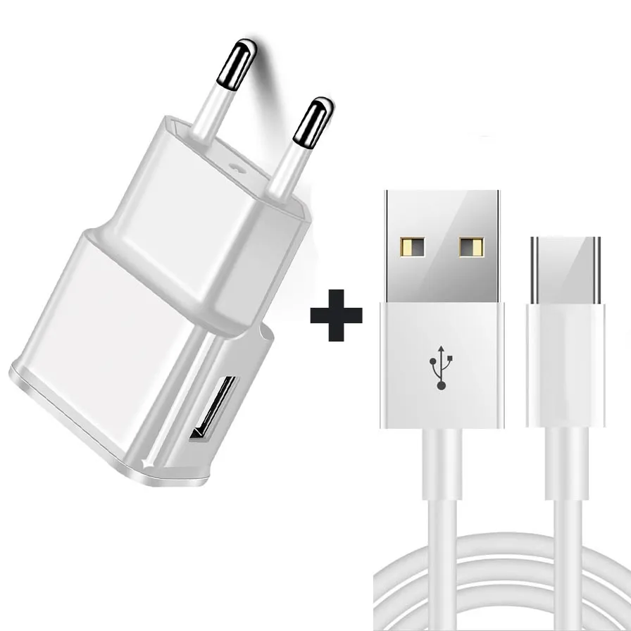 Carregadores de telefone celular para Huawei Xiaomi USB Tipo-C UE carregador USB Tipo C Cabo para Xiaomi Redmi Nota 7 para Galaxy S9