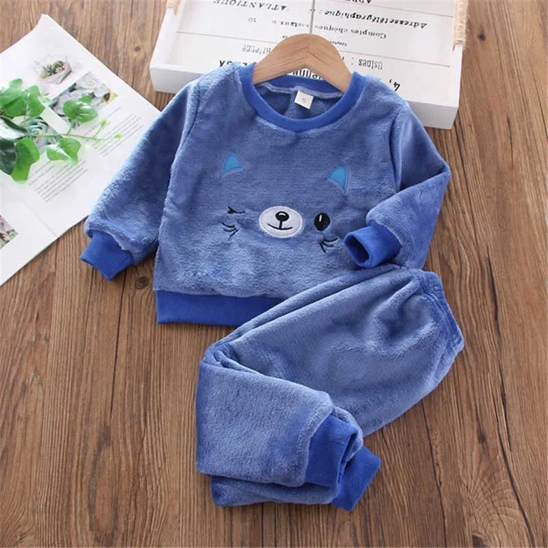 Winter Baby Boy Newborn Clothes Set Casual Fashion Cartoon Solid Indoor Kids Clothing For Children 0 6 Years 210615 From Bai09 10.8 DHgate.Com