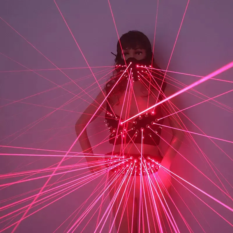 Red Laser Mask Halloween Cosplay Supplies LED Mask DJ Nightclub Disco Party  Decoration Mask From 83,1 € | DHgate
