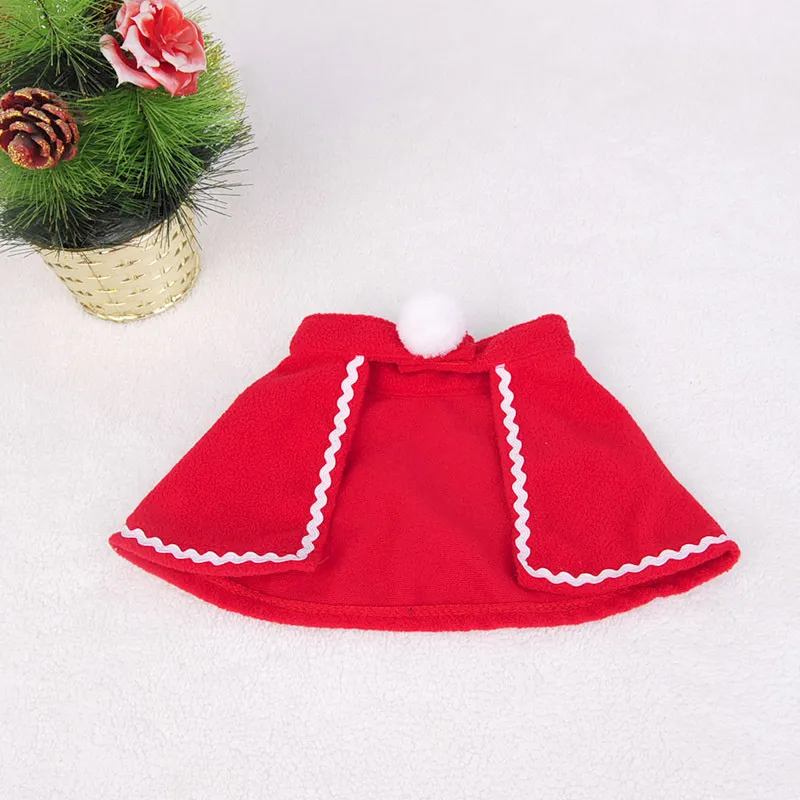 Christmas Hat Pet Costume For Cat Dog Puppy Costumes Scarf Gift New Year Santa Winter Cosplay Halloween Supply