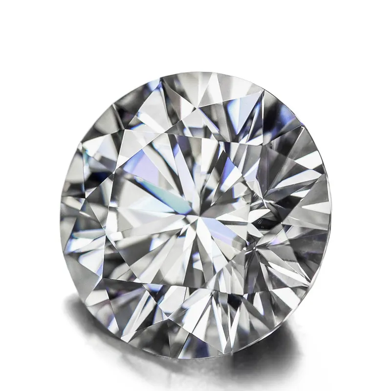 Moissanite lâche D couleur 1.2ct 7mm VVS1 Gra certifié laboratoire diamant pierres précieuses bijoux fournisseurs entiers gemmes