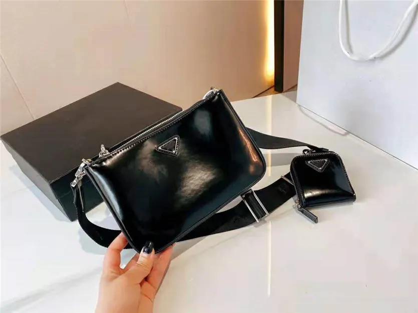 Patent leather mirror underarm bag luxury designer ladies handbag high quality one-shoulder portable diagonal bags large-capacity handbags personality leisure