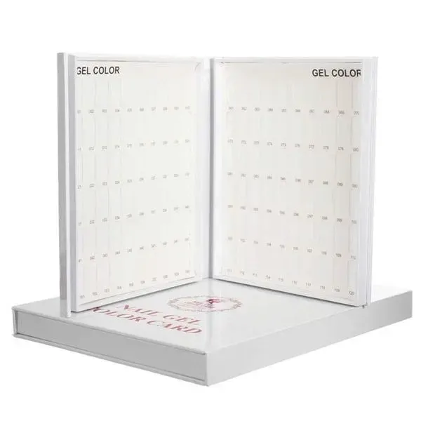 Nail Art UV Gel Tips Display Kaartboek Boek Honderden Salon Studio Pools Kleuren Houder Set - S