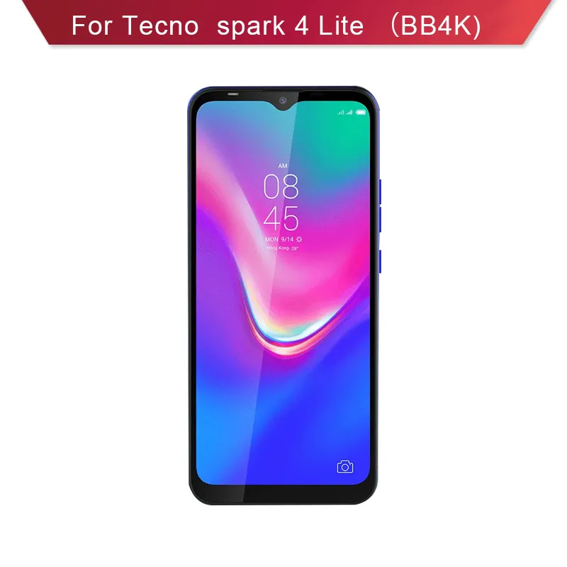 Pour Tecno spark 4 Lite BB4K écran LCD écrans tactiles téléphone portable complet avec remplacement de numériseur d'assemblage d'écran