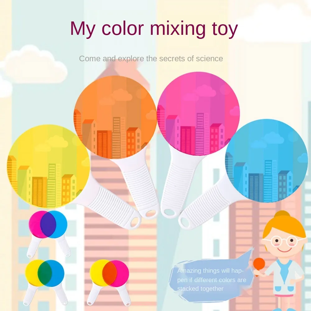 Conseil de découverte de filtre de couleur de Cognition reconnaissance des enfants Science physique expérience jouets éducatifs précoces