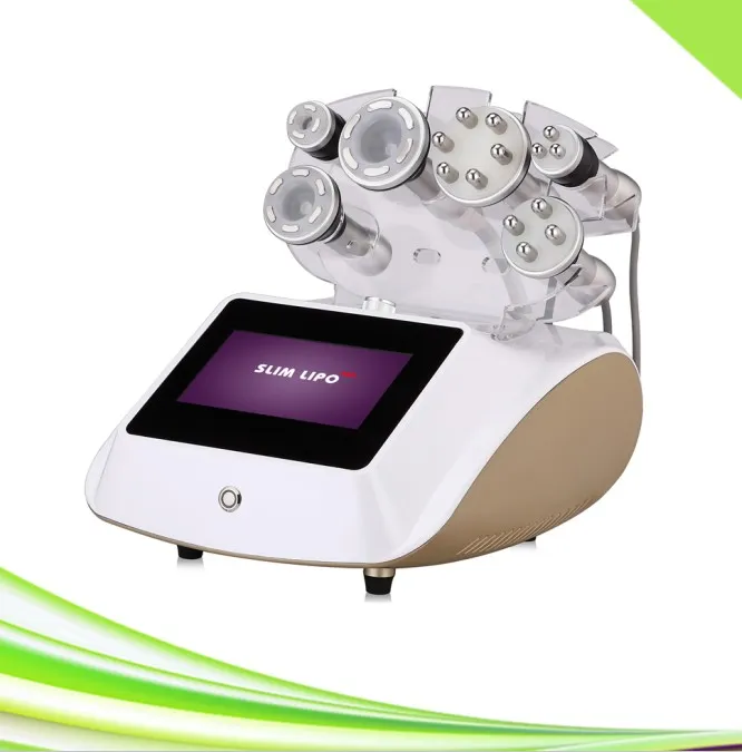 SPA Salon Новый 6 в 1 прикладом подъемный вакуумный RF омоложение лазерной ультразвуковой кавитации машина для похудения