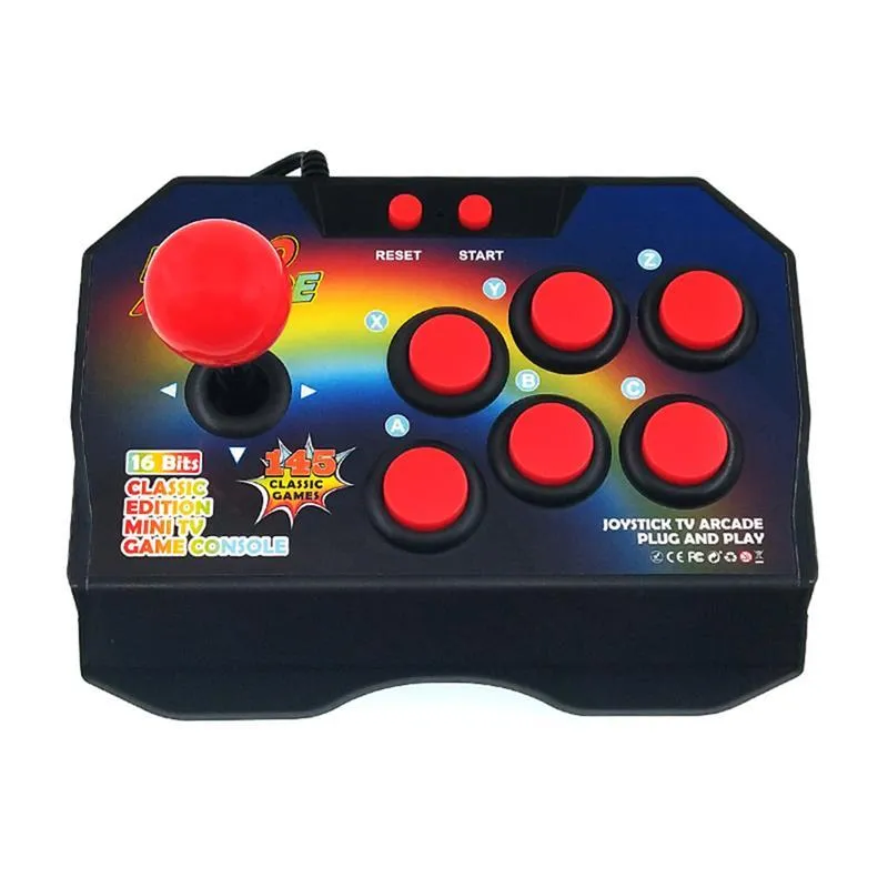 Infantil monitor Detectar Controladores de juegos Joysticks Retro Arcade Video Gaming Console 145 Clásico Joystick Forma Diseño de juguete Infantil monitor Detectar Controladores de juegos Joysticks Retro Arcade Video Gaming Console 145 Clásico Joystick Forma Diseño de juguete