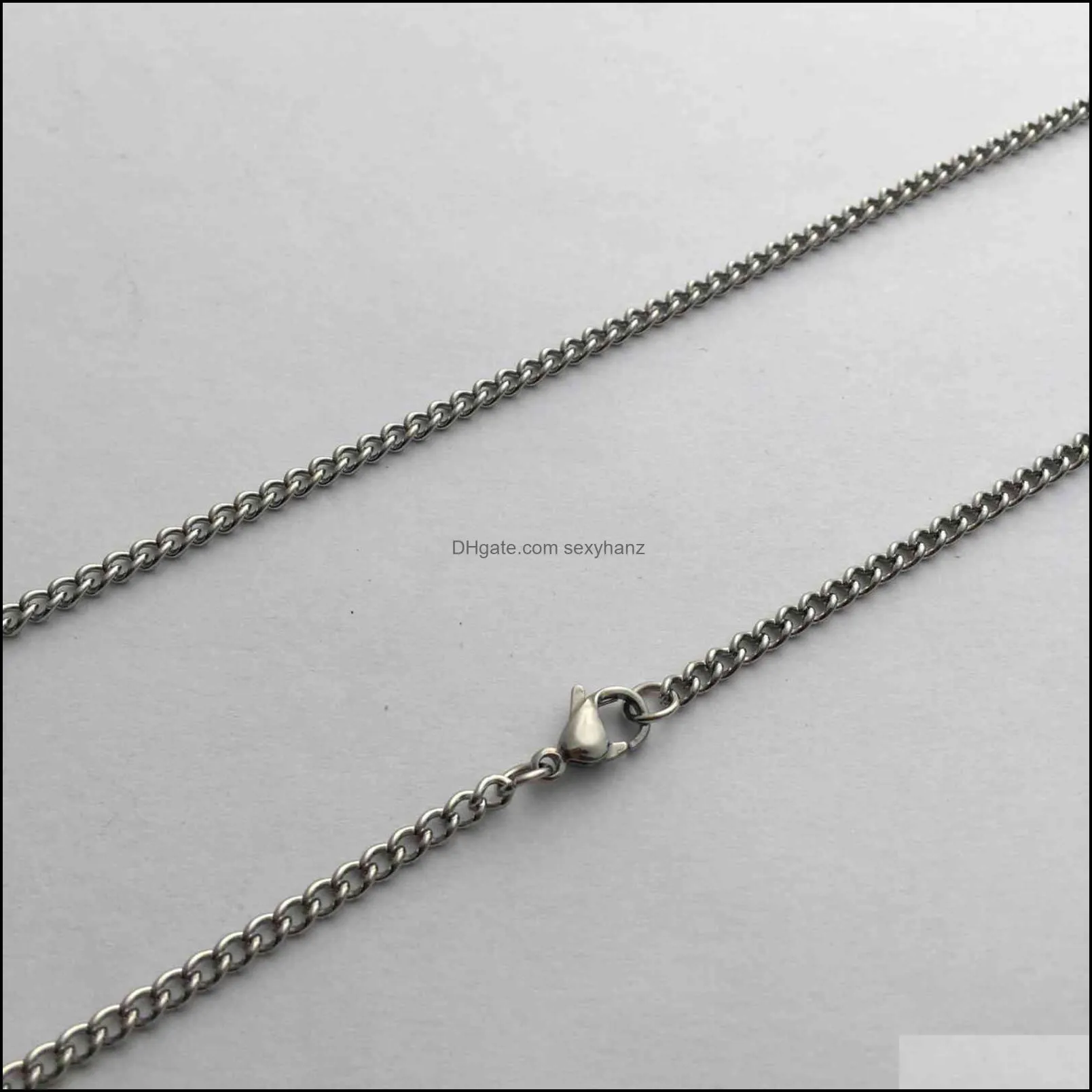 Force grid chain necklace reek relax metal accsori stainls steel hanging rope dustproof cover hanging ring cigarette set slip ring