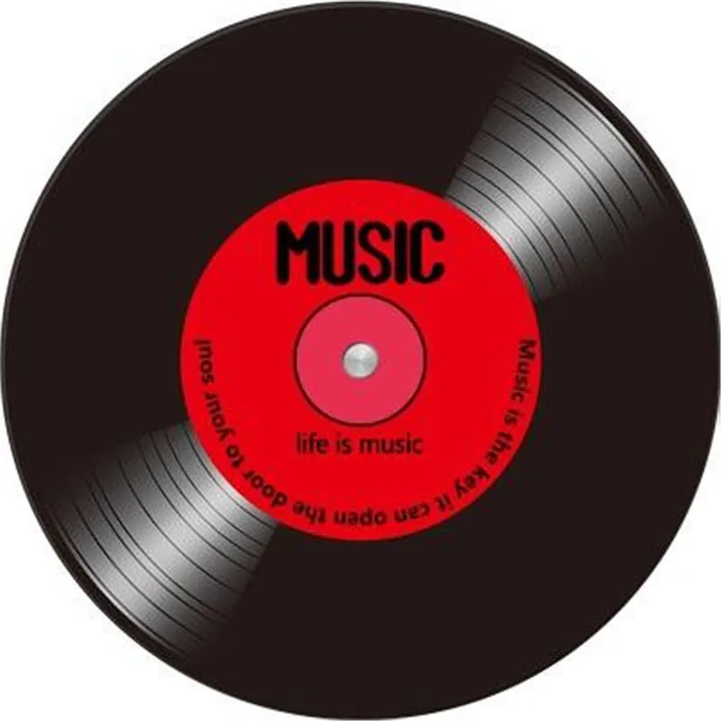 Vinyl Muisc Rug Music Vinyl Record Printed Round Carpet Soft... From Dou08, $14.36 ...