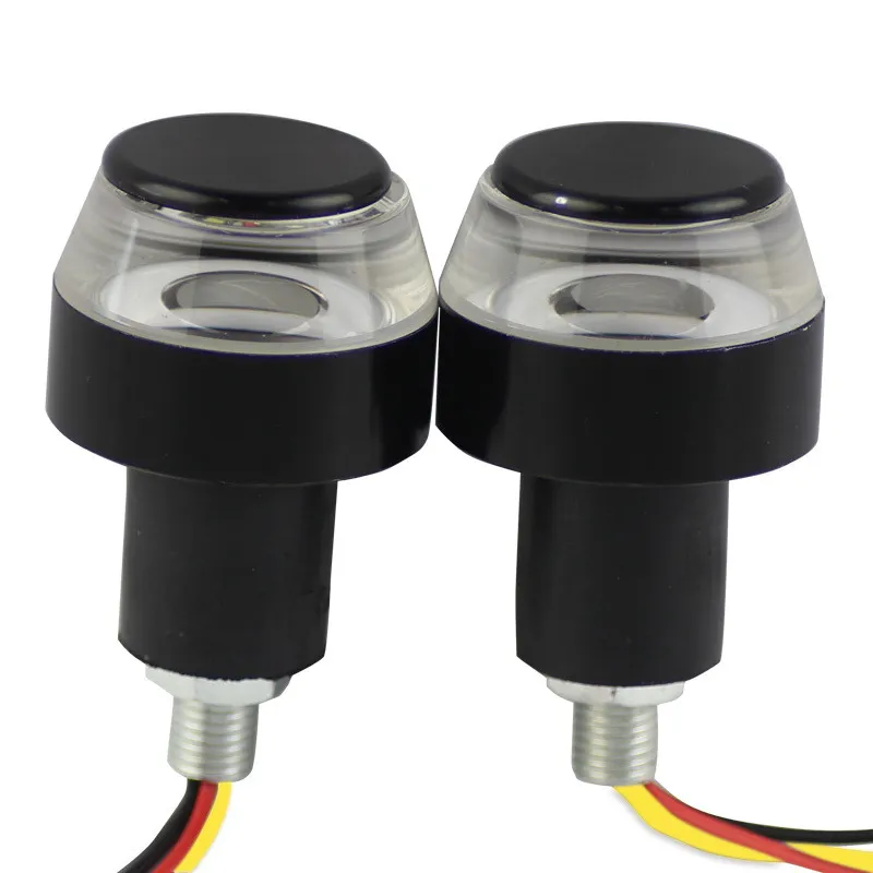 💡 4 Intermitentes LED Universales De Montaje Al Ras Para Moto – 9 LEDs Por Luz, Color Negro, 12V