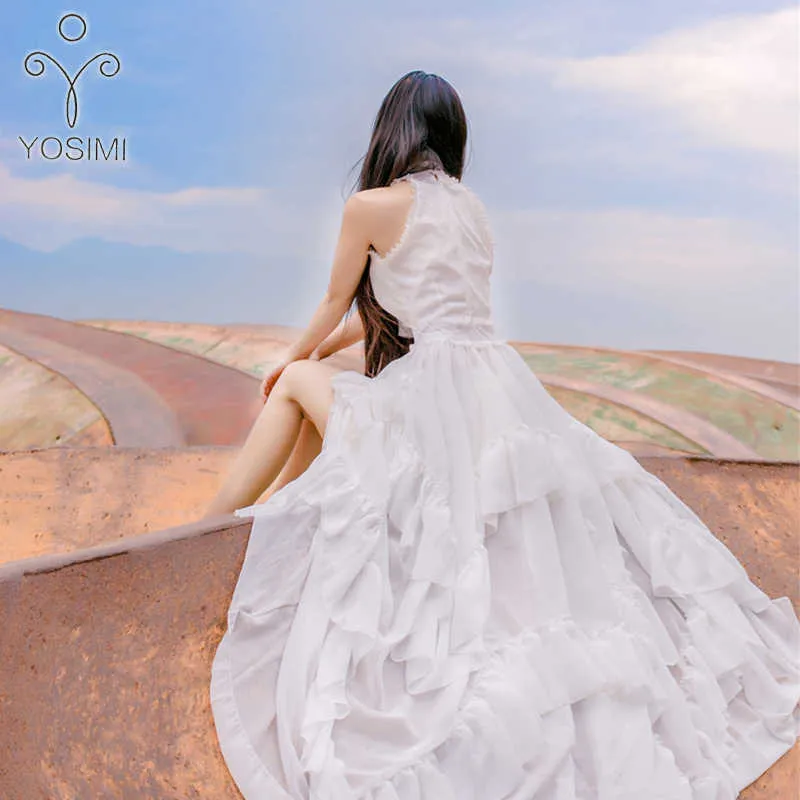 white christmas dresses Women's Long White Tunic Dress main image 0
