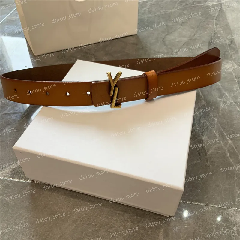 Genuine Leather Belt For Women Fashion Men Designer Belts Big Letter Buckle Womens Luxury Waistband Cintura Ceintures Gürtel Belt 2.8 Width