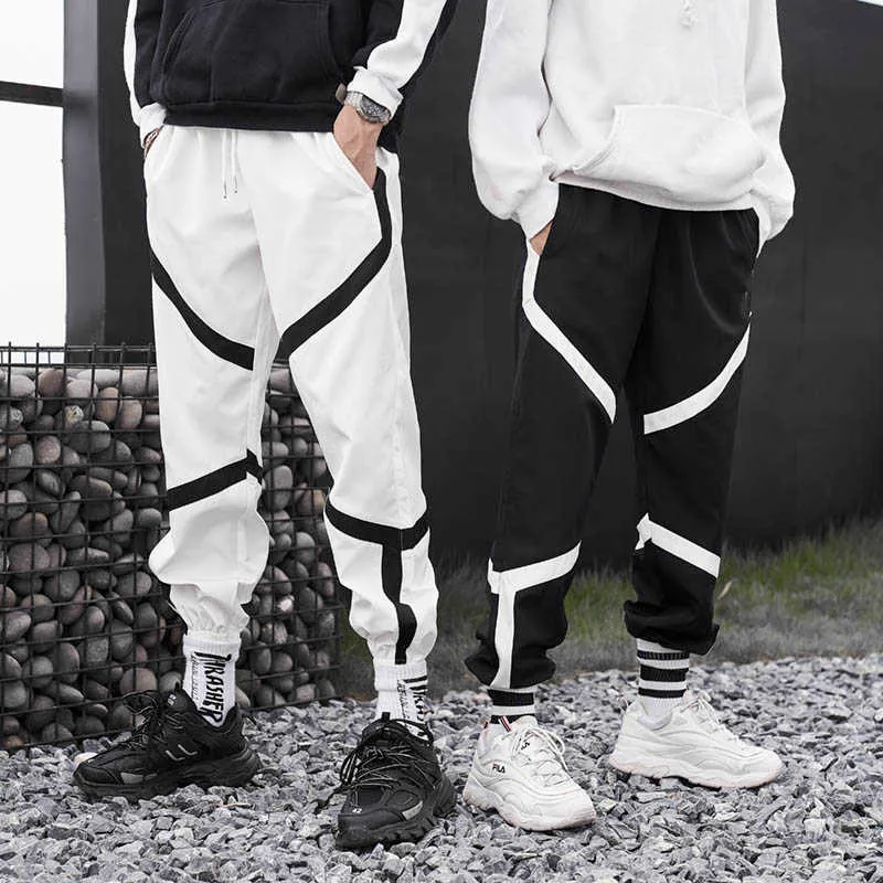 Hip Hop Joggers Pants Mens 2020 Осенний шнурки на шнурке.