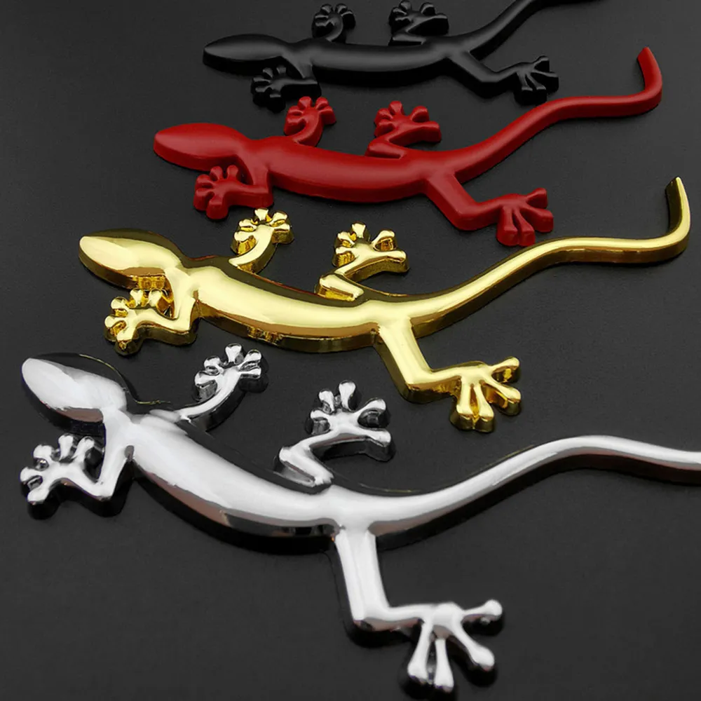 3D Metal Gecko Badge Logo Adesivos Sportback Car Styling