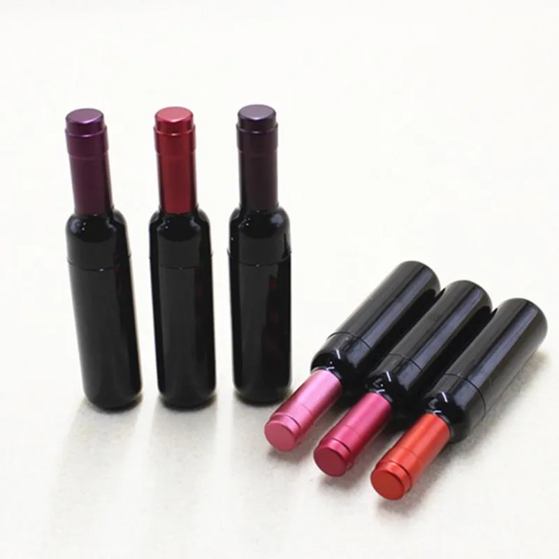 5ML Cute Lip Gloss Containers Wine Shaped Empty Lipgloss Tube Lipstick Refillable Bottle Cosmetic DIY Cosmetic Packaging