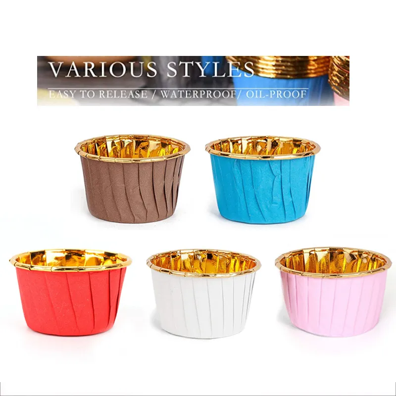 Save Big on Bulk Big Round Shape Cake Molds Molds For Cakes: 50 Piece Paper  Baking Cups, Round Muffin Cupcake Molds, Kitchen Bakeware Maker For DIY