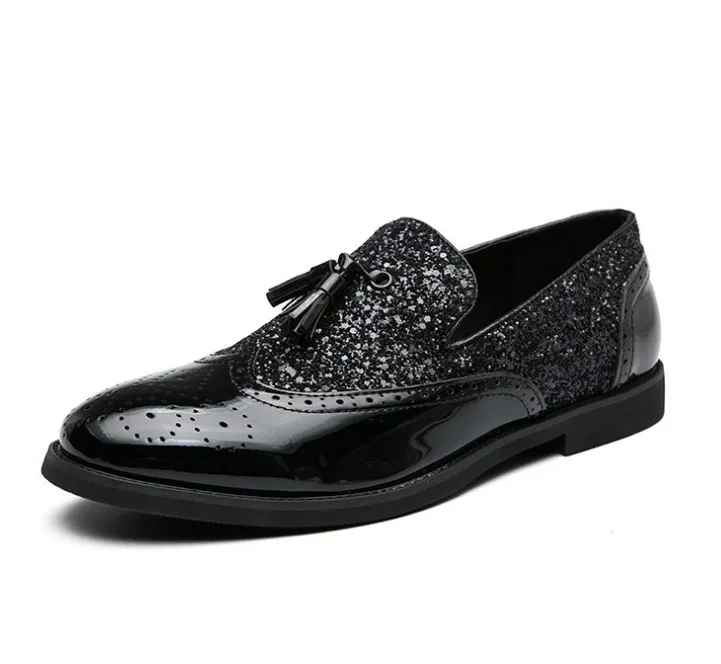 Newest Men Dress Shoes Designer Business Office Lace-Up Retro Genuine Leather Oxford Shoe for Mena big size